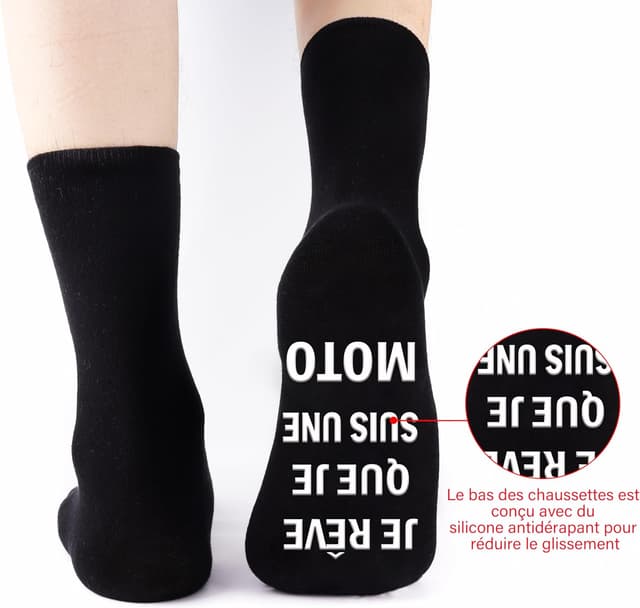 Detalle 2 de Chaussettes Rigolote moto 43-46