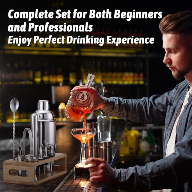 Thumbnail 4 de GWHOLE Cocktail Shaker 720ML set 🍸