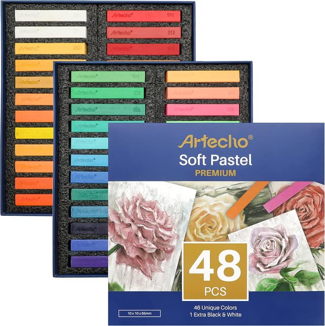 Detalle de Artecho Pastellkreide 48er Premium Set 🎨