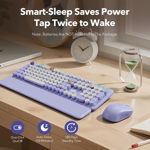 Thumbnail 4 de SABLUTE Wireless Keyboard 2.4GHz ⌨