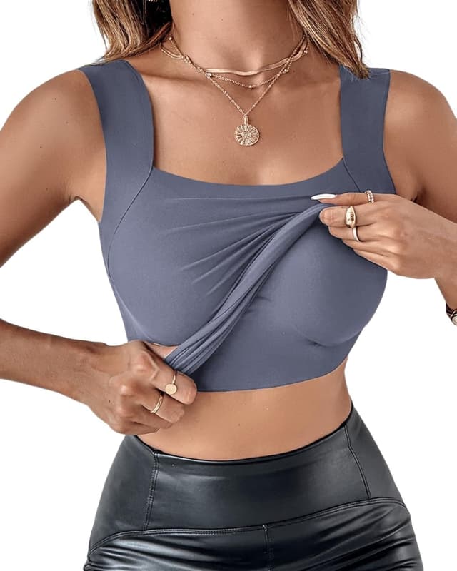 Detalle de CHICME U Neck Shapewear Tank 66% Polyamide