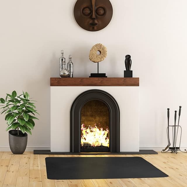 Detalle 1 de Fire Pit Mat 36 x 48 Inch 3-layer Fireproof Heat Resistant BBQ & Grill Protector