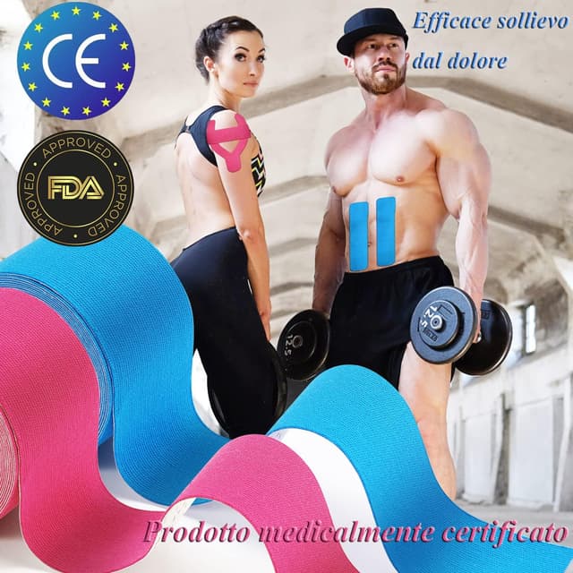 Detalle 2 de HONYAO Nastro kinesiologico 5 cm