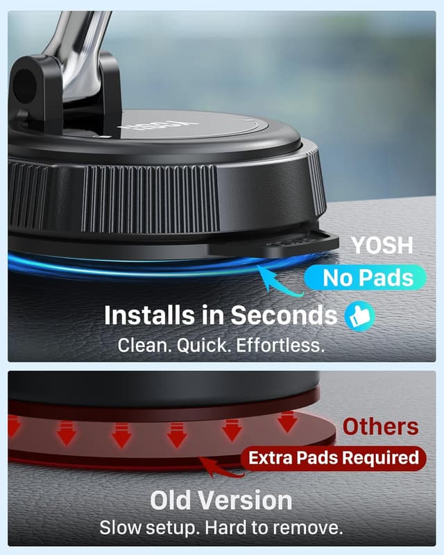 Thumbnail 3 de YOSH MagSafe Car Mount 22×N56