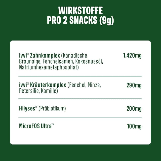 Thumbnail 5 de ivvi Dental Zahnhygiene-Snacks 60 Stück