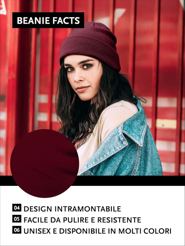 Detalle 2 de DonDon berretto invernale beanie classico