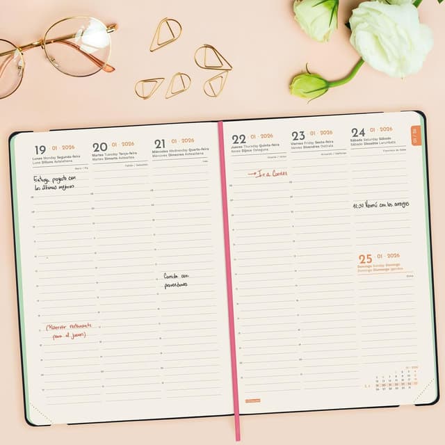 Thumbnail 2 de Agenda 2026 Finocam A5 settimanale