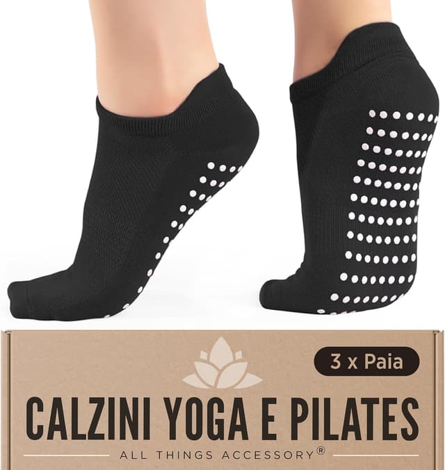 Thumbnail 6 de All Things Accessory calze yoga 3 paia anti scivolo