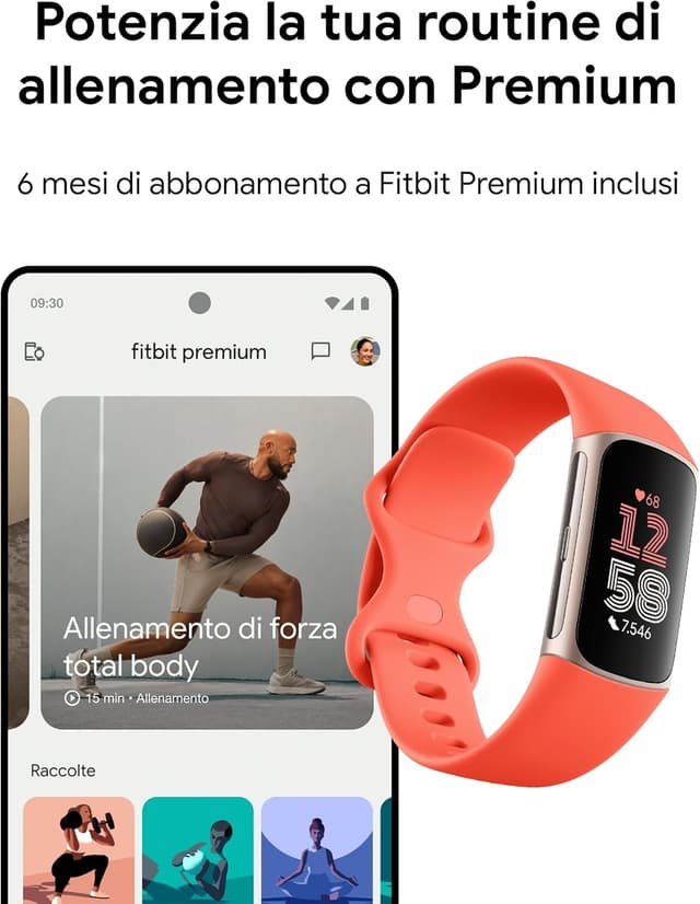 Thumbnail 6 de Fitbit Charge 6 activity tracker 7 giorni