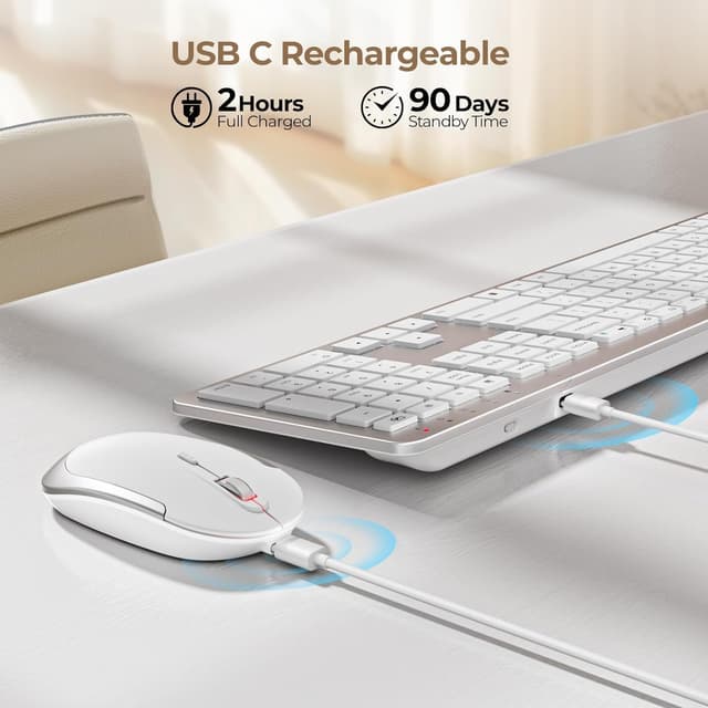 Detalle de Seenda SK38-3 wireless keyboard set