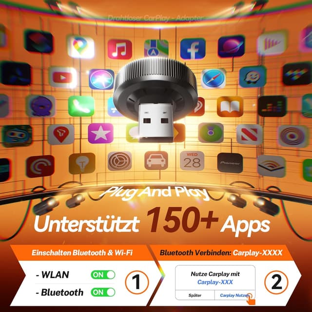 Thumbnail 4 de Cleviton 2. Generation Wireless CarPlay Adapter