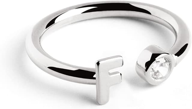 Thumbnail 6 de SINGULARU Anello personalizzato Letter Diamond 0,5 cm 💍