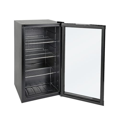 Detalle de METRO Professional Mini Frigorífico GPC 1088 de 88 L con puerta de cristal negra