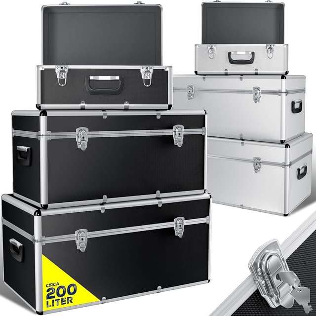 Detalle de Masko 3er SET Alu Boxen 200 L