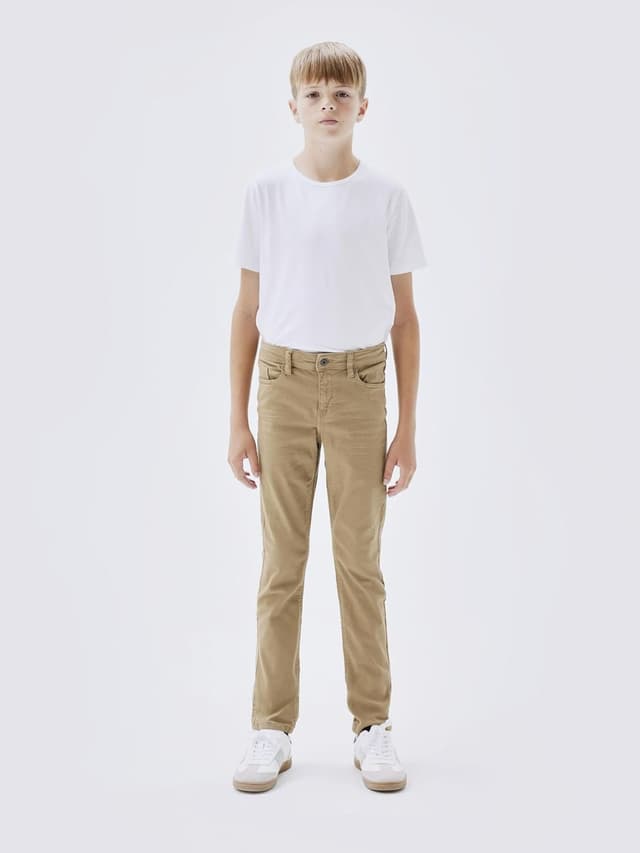Detalle 2 de Name It Boy’s Nkmtheo Xslim TWI Pant 1111-tp Noos trousers with belt loops