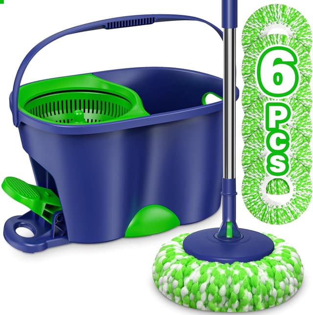 Imagen de EHADOO Spin Mop and Bucket Set en OfertitasTOP