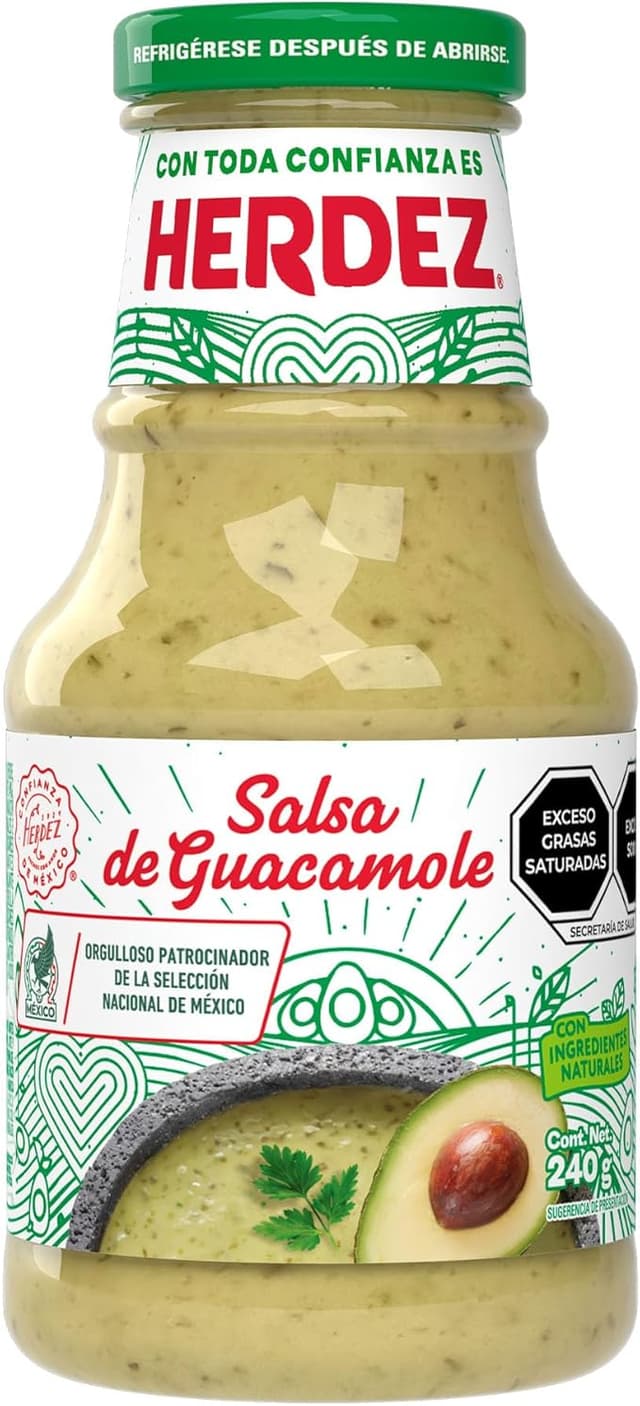 Imagen de Herdez Salsa Guacamole 240g, Pack de 12 🥑 en OfertitasTOP