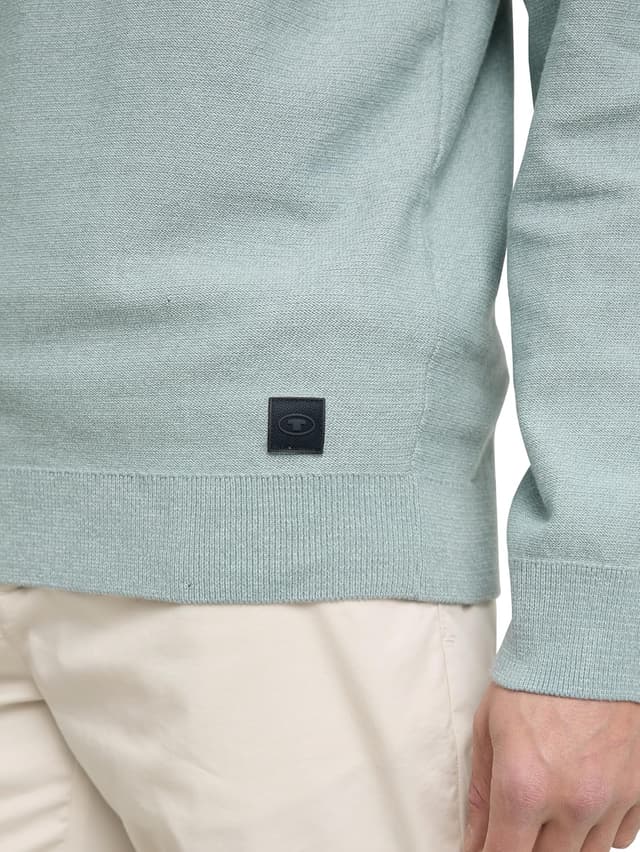 Detalle de TOM TAILOR 1045658 pullover da uomo: jersey a maniche lunghe comodo per l’uso quotidiano
