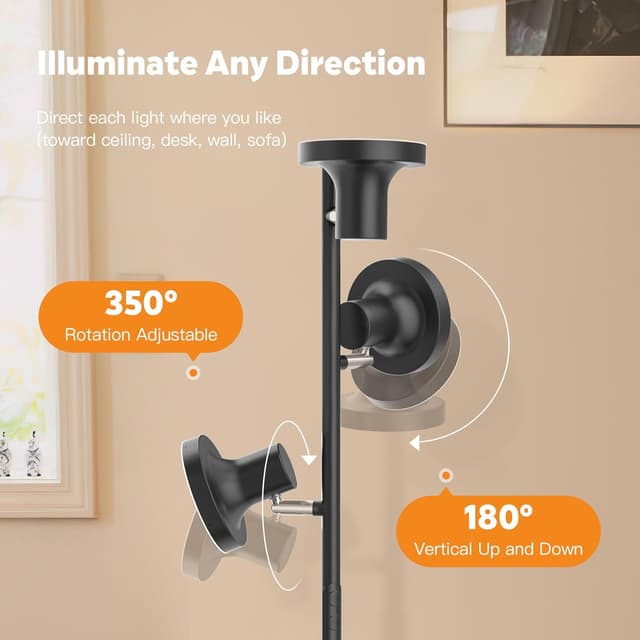 Thumbnail 5 de SIBRILLE 36W LED Tree Floor Lamp — dimmable remote-controlled