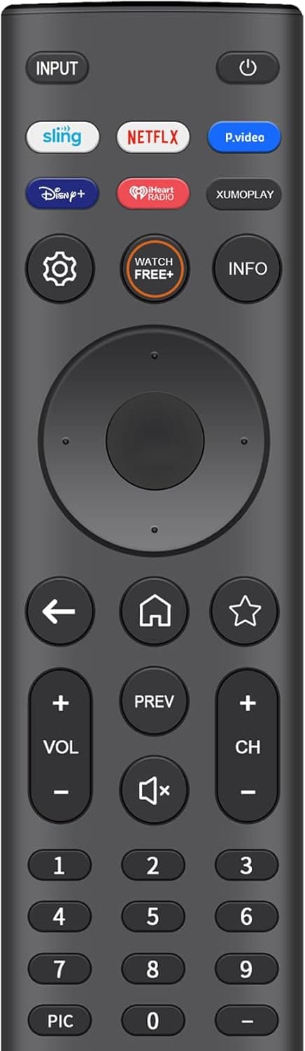 Detalle de Replacement Remote for VIZIO Smart TVs (Universal IR) — Compatible with XRT140/XRT136/XRT260/XRT270 & OLED/SmartCast Series