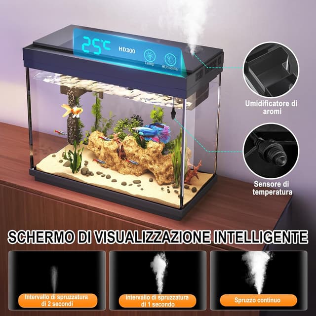 Thumbnail 5 de Vehipa Acquario Completo 9L per pesci rossi 🐟