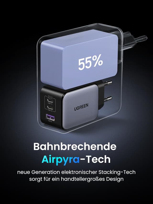 Thumbnail 4 de UGREEN Nexode X 65W GaN Ladegerät