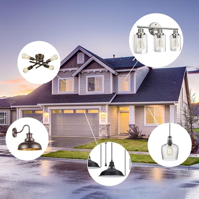 Thumbnail 6 de TJOY 12-Pack Vintage ST58 LED Edison Bulbs (8W, E26) — Dimmable 2700K Warm White, CRI 80+