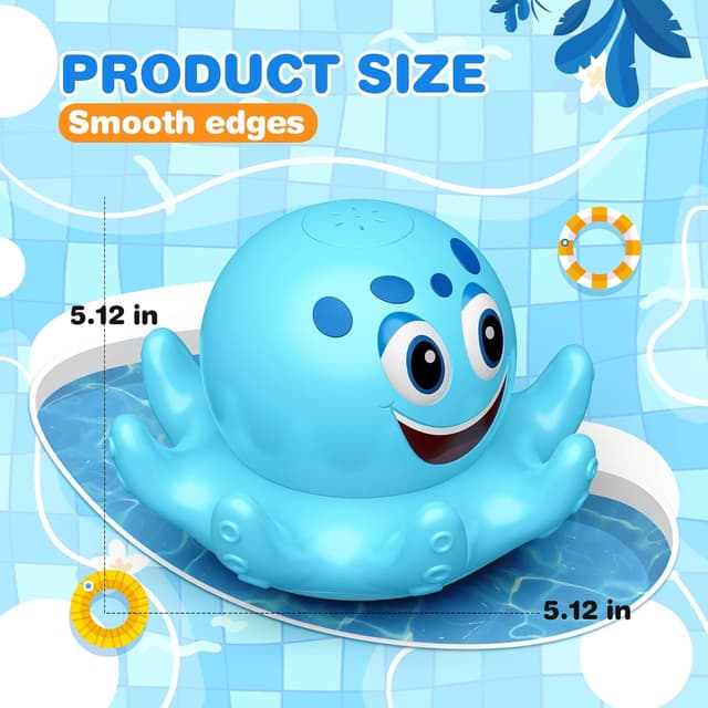 Thumbnail 4 de Light Up Rechargeable Bath Toy 4 Rings