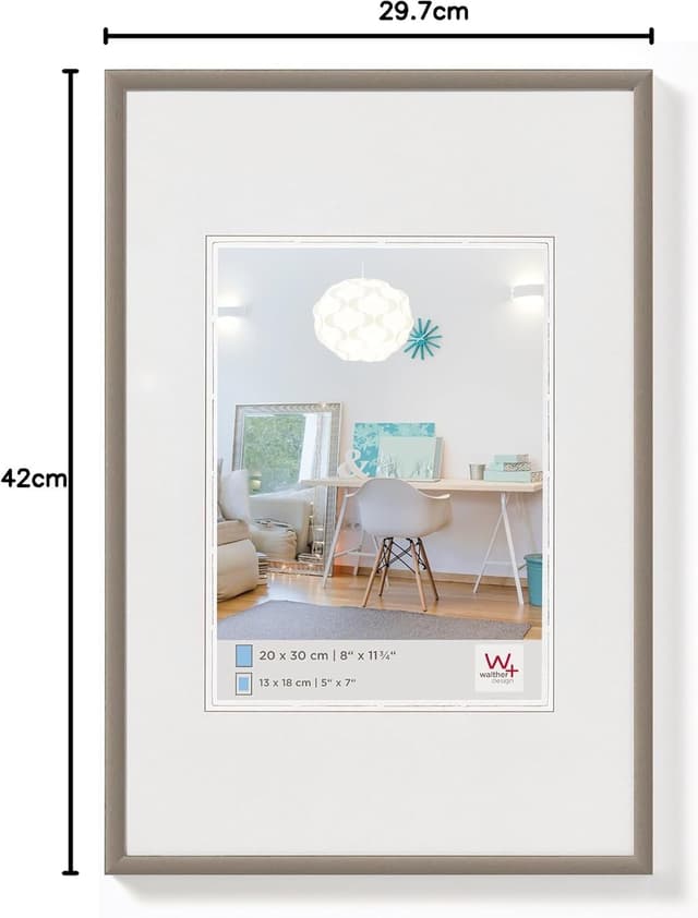 Thumbnail 6 de walther design Bilderrahmen KV010W, weiß, 10 × 10 cm (Kunststoffrahmen)