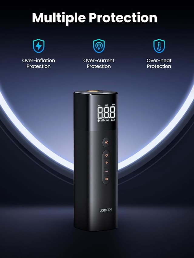 Thumbnail 6 de UGREEN Tyre Inflator 150 PSI 12V