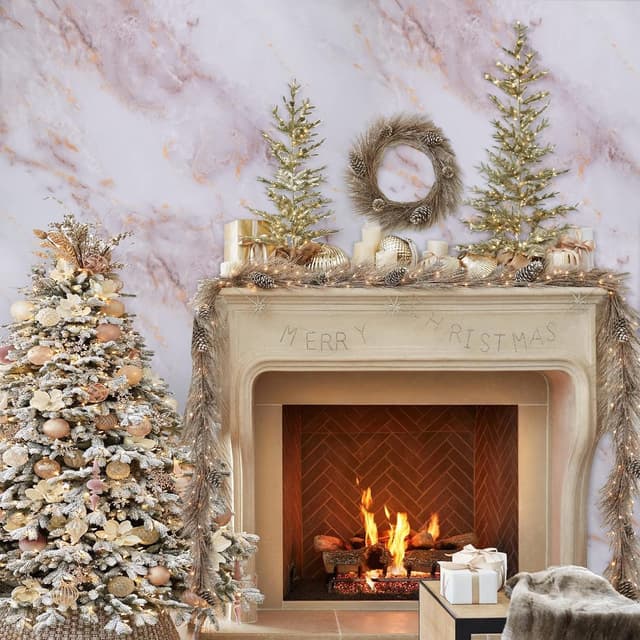 Detalle 2 de Decoroom Pellicola autoadesiva in marmo e granito per mobili, impermeabile 40x1000 cm