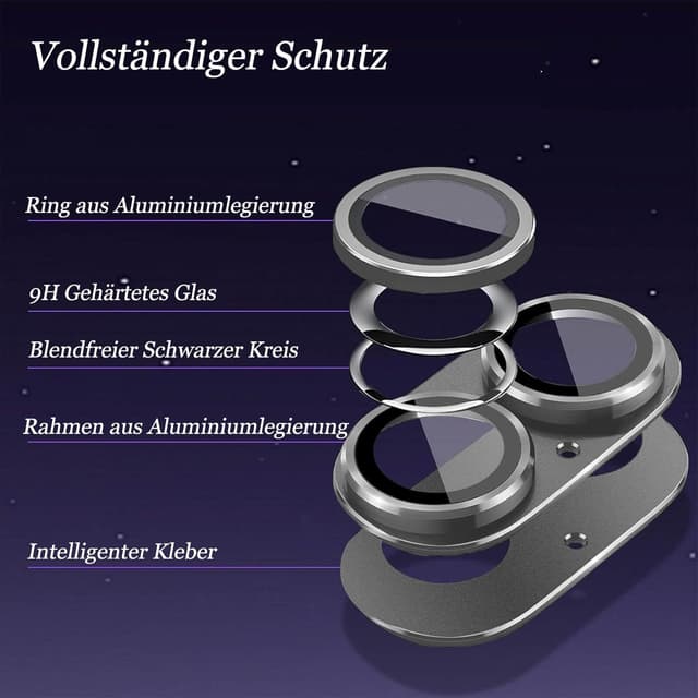 Thumbnail 2 de Kameraschutz für iPhone 16 6,1 Zoll 2 Stück