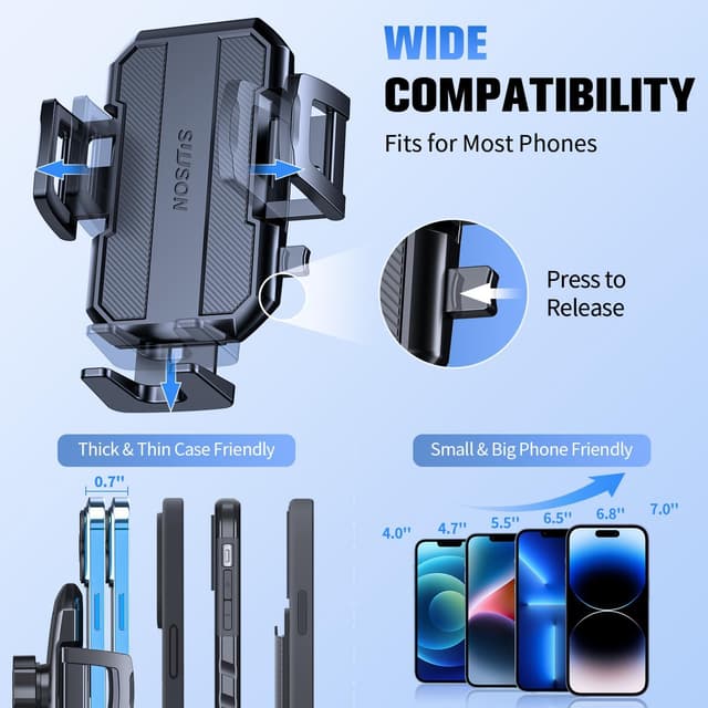 Thumbnail 3 de SUUSON 3 in 1 Car Phone Holder 360°