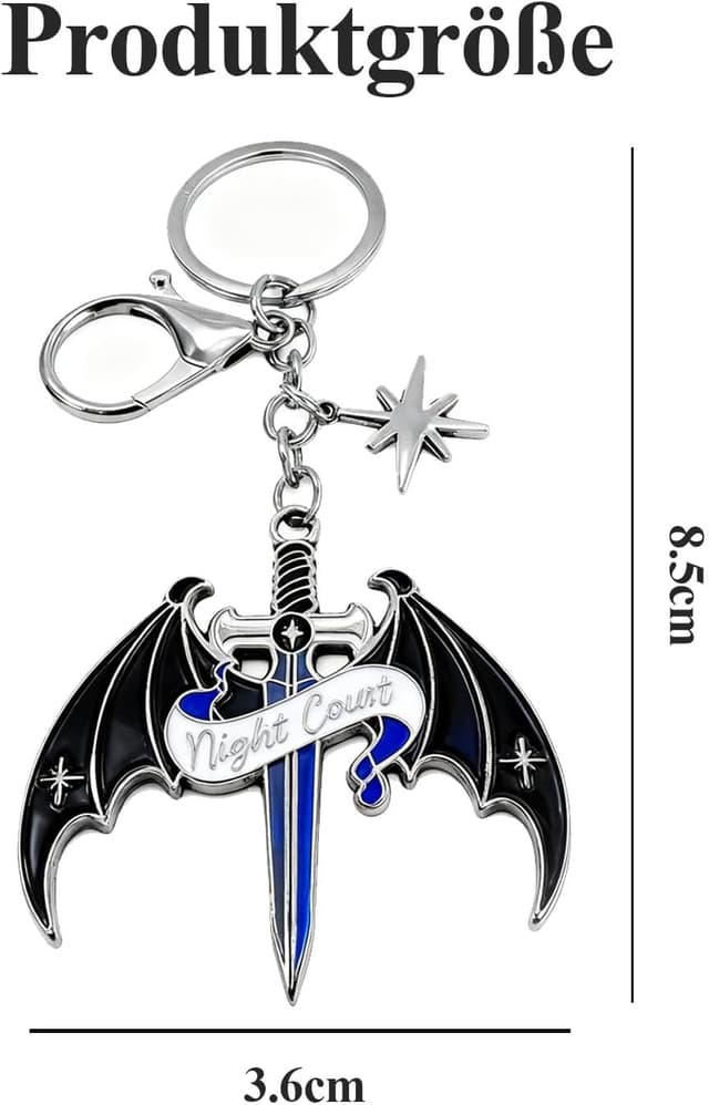 Thumbnail 6 de Komergave Schlüsselanhänger Drache – praktischer Taschenanhänger aus Zinklegierung für Schlüssel und Alltag