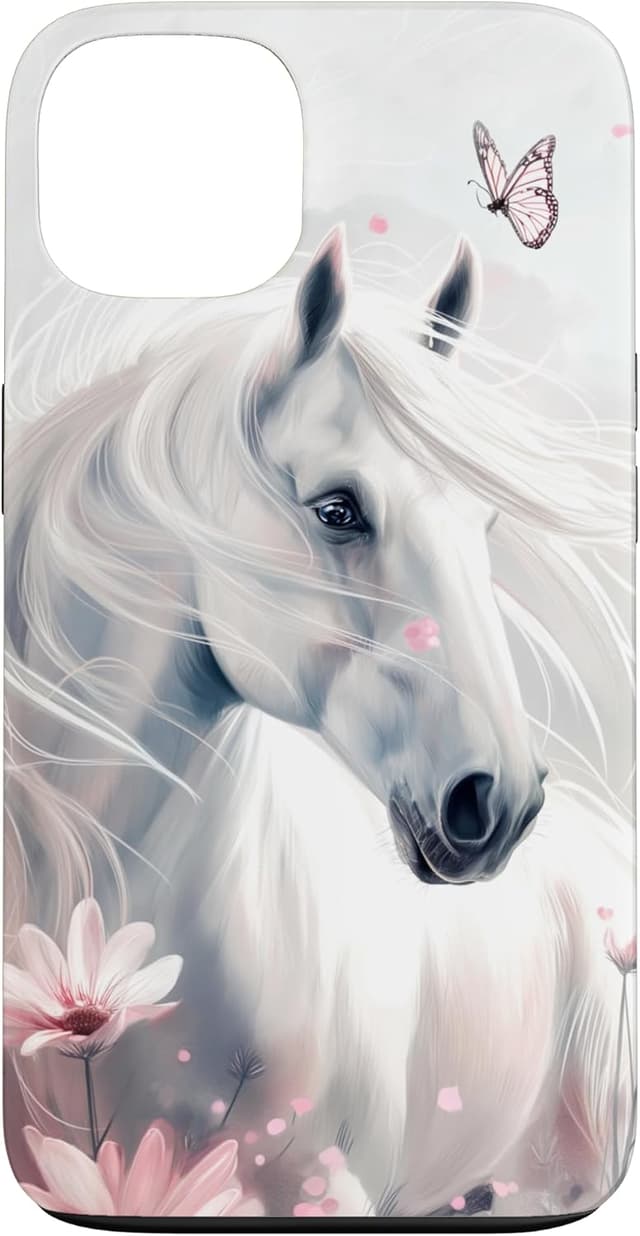 Thumbnail 6 de Cheval Fleurs Papillon coque iPhone 14 Plus
