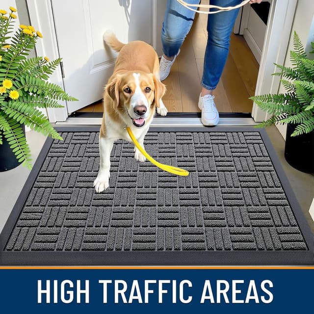 Thumbnail 6 de OLANLY Front Door Mat 29.5x17 Absorbent Doormat