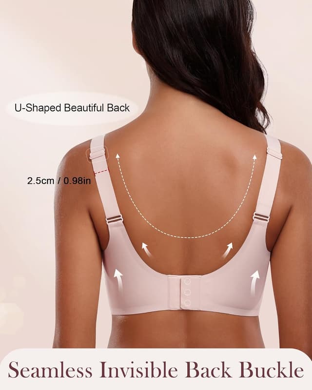 Detalle 2 de HORISUN Damen-BH ohne Bügel für Komfort
