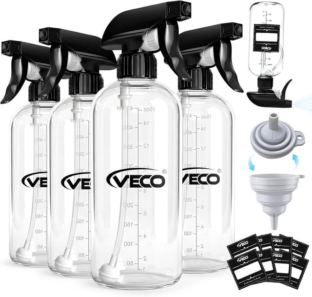 Detalle de Veco 500mL Graduated Spray Bottles 4-Pack