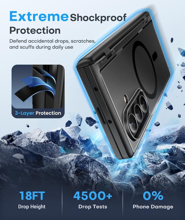 Thumbnail 5 de BERFY Z Fold 7 Case with Privacy Screen Protector