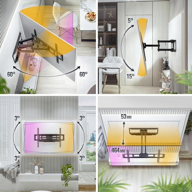 Thumbnail 2 de RICOO S5264 Supporto TV 70"