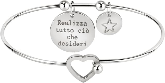 Detalle de Bluespirit Bracciale Good Vibes Acciaio