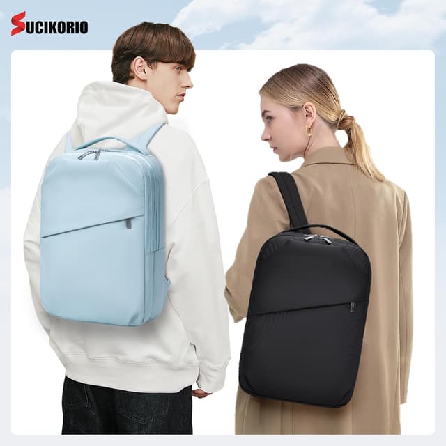 Thumbnail 6 de Zaino da viaggio SUCIKORIO 40x30x10 cm impermeabile in nylon con porta PC 14 pollici