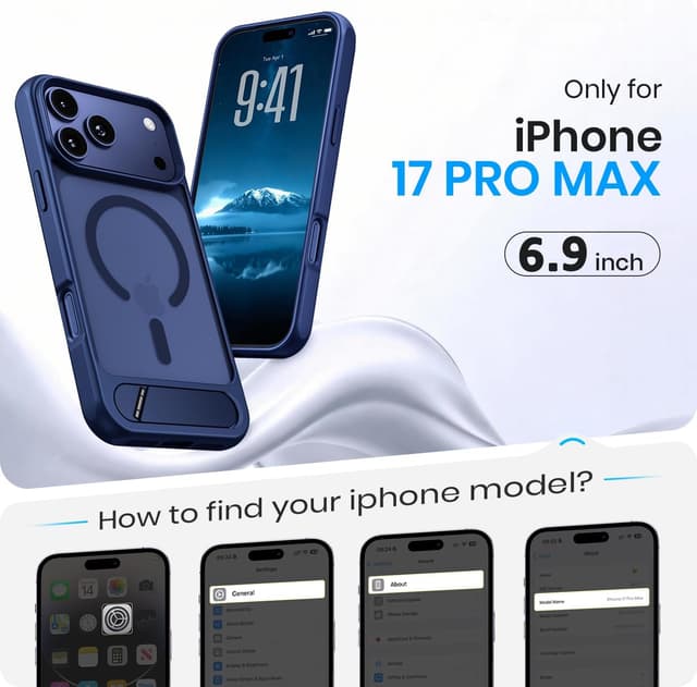 Detalle 2 de Hoerrye iPhone 17 Pro Max case with MagSafe 17