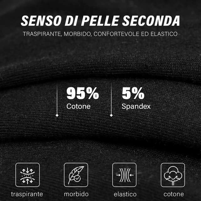 Thumbnail 2 de PUTUO Uomo Mutande Boxer Cotone 95% Cotone