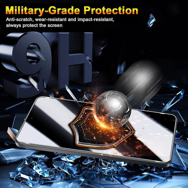 Detalle de QULLOO Schutzfolie für Xiaomi Poco F7: 2x Displayschutz + 2x Kameraschutz aus 9H-Glas