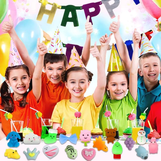 Detalle 2 de 100 Pack Squishies Tiny Mochi Squishy Toys