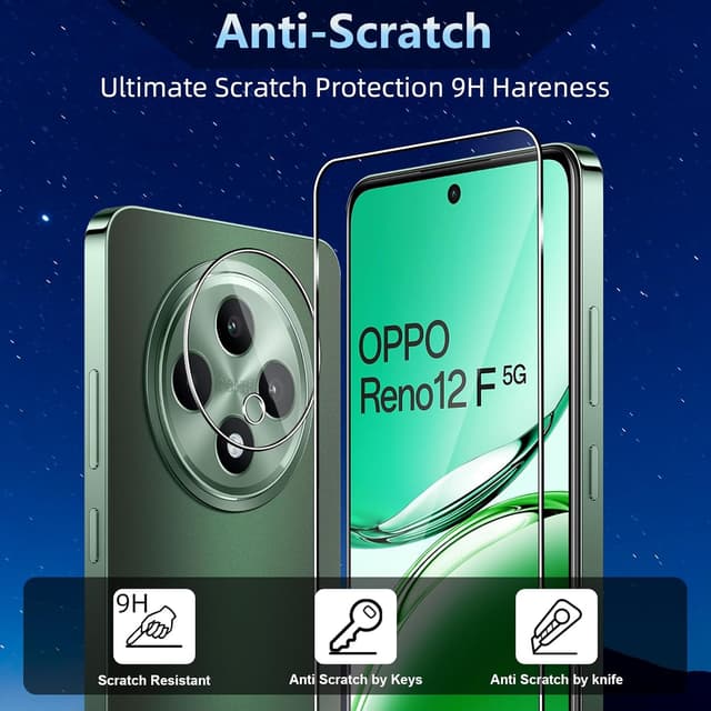 Detalle 2 de Datree Displayschutz für OPPO Reno 12F 9H