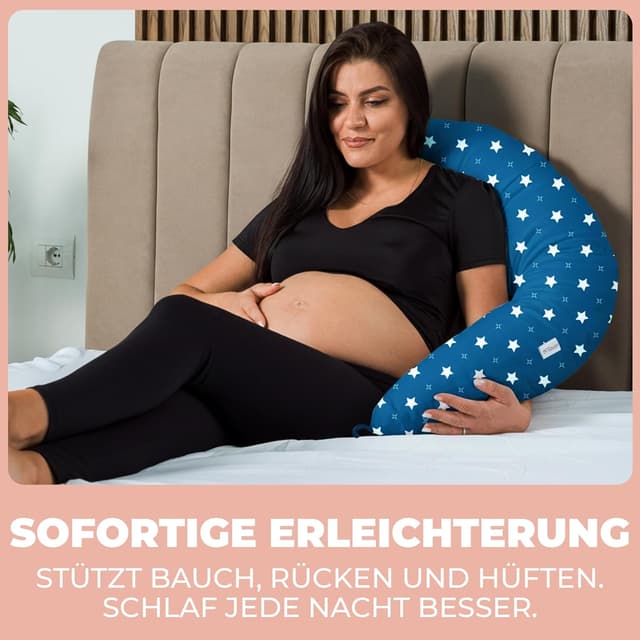 Detalle 2 de Stillkissen Schwangerschaftskissen XXL 200x70