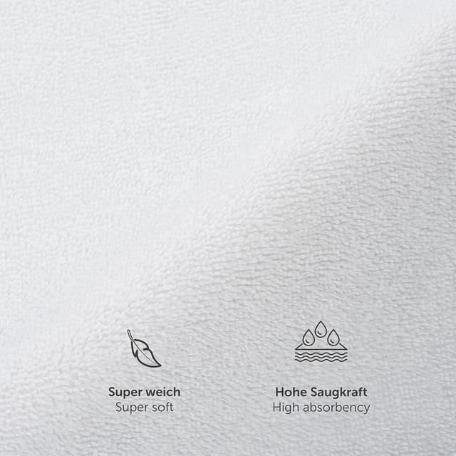 Detalle 1 de Blumtal Premium Gästehandtücher Set 12 teilig