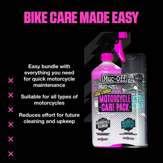 Thumbnail 6 de Muc-Off Motorcycle Care Duo Kit: detergente nano tech e spray protettivo per la cura della moto